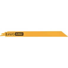 【DWAR12114-JP】DEWALT レシプロソーブレード・セーバーソーブレード・レシプロソー替刃・セーバーソー替刃 セーバーソーブレード14山x300mm(5枚)