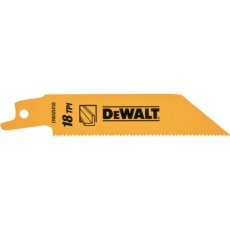 【DWAR418-JP】DEWALT レシプロソーブレード・セーバーソーブレード・レシプロソー替刃・セーバーソー替刃 セーバーソーブレード18山x100mm(5枚)