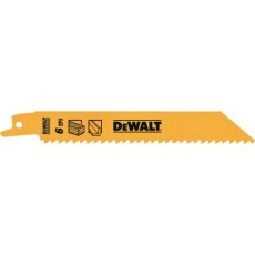 【DWAR606-JP】DEWALT レシプロソーブレード・セーバーソーブレード・レシプロソー替刃・セーバーソー替刃 セーバーソーブレード6山x150mm(5枚)