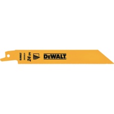 【DWAR624-JP】DEWALT レシプロソーブレード・セーバーソーブレード・レシプロソー替刃・セーバーソー替刃 セーバーソーブレード24山x150mm(5枚)