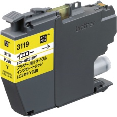 【ECI-BR3119Y】ecorica LC3119Y互換インクカートリッジ イエロー