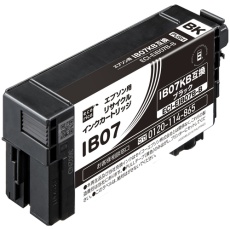 【ECI-EIB07B-B】ecorica IB07KB互換リサイクルインクカートリッジ ブラック