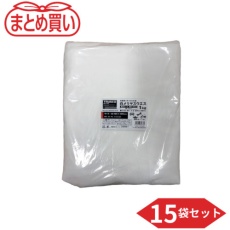 【EMU1K-15P】TRUSCO まとめ買い 白メリヤスウエス 未使用リサイクル生地 1kg 15袋