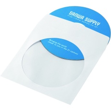 【FCD-PS100WN】SANWA DVD・CDペーパースリーブケース