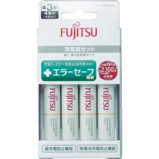 【FCT345FXJST(FX)】FDK ニッケル水素充電池 スタンダード充電器セット(付属電池単3×4本、充電時間約6時間)