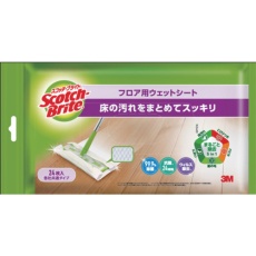 【FW-WSM24】3M スコッチ・ブライト フロア用ウェットシート24枚入 FW-WSM24