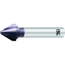 【FX-MG-CSX60-6.3X6X2.0X55】OSG FXコート3刃カウンターシンク 先端角60° 有効刃径6.3mm 先端径1×全長55mm 9139063