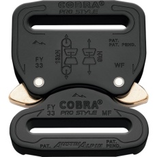【FY33KFF】ALPIN COBRAプロスタイル バックル 33MM ブラック FF