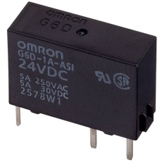 【G6D-1A-ASI-DC24】パワーリレー 24V dc SPNO 基板実装タイプ