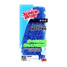 【GANKO-BLU-S】3M スコッチ・ブライト がんこたわし 異物混入対策用 60X125mm