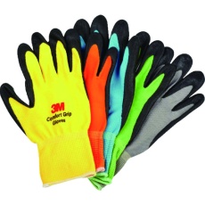 【GLOVE-5SET-M】3M 一般作業用コンフォートグリップグローブ 5色セット Mサイズ