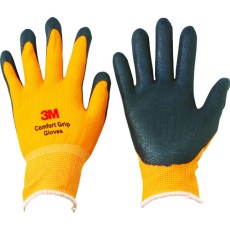 【GLOVE-ORA-S】3M 一般作業用コンフォートグリップグローブ オレンジ Sサイズ