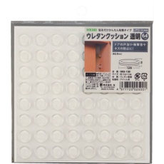【GRS-120】光 ウレタンクッション 12mm丸×2mm透明 64個入