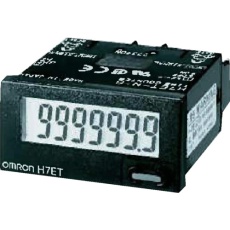 【H7ET-NFV-B】OMRON 小形タイムカウンタ 7桁 フリー電圧入力