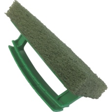 【H/BRUSH-GRE】3M たわし ハンドブラシ(一体型タイプ) 緑パッド 95×150mm