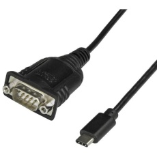 【ICUSB232C】StarTech シリアル変換ケーブル/USB-C - RS232C/40cm/921.6Kbps/ブラック