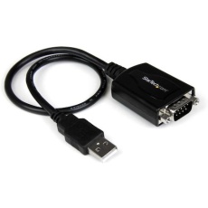 【ICUSB232PRO】StarTech シリアル変換ケーブル/USB-A - RS232C/30cm/920Kbps/ブラック