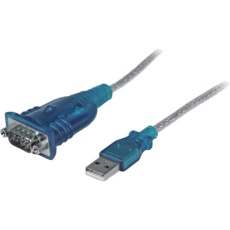 【ICUSB232V2】StarTech シリアル変換ケーブル/USB-A - RS232C/43cm/921.6Kbps/ブルー