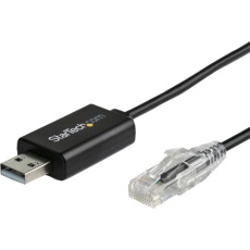 【ICUSBROLLOVR】StarTech Ciscoコンソールロールオーバーケーブル/USB-A - RJ45 (M-M)/1.8m