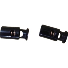 【JH-102】紐金具 コードロック(筒型 大)穴径6mm×6mm 2個入