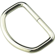 【JJ-125】平ベルト金具 月カン 25mm幅用 (4個入り)
