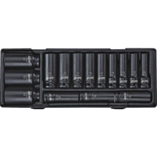 【JTCK4121】JTC 12.7mm 12PCS ディープインパクトソケットセット