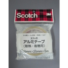 【KAL-25】3M スコッチ アルミテープ 耐熱・耐寒用 25mm×5m