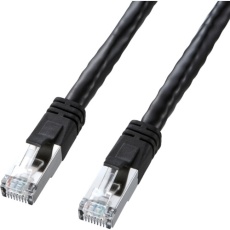 【KB-T6POE-05BK】SANWA CAT6 LANケーブル PoE対応タイプ ブラック 5m