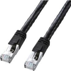【KB-T6POE-15BK】SANWA CAT6 LANケーブル PoE対応タイプ ブラック 15m