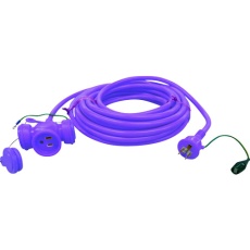 【KM03-10JPP】JAPPY 3P防水型延長コード 紫