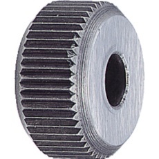 【KN12MF】スーパー ローレット駒(平目用)中目 ピッチ1 外径16.0MM 適合ホルダNS1