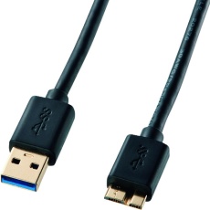 【KU30-AMC18BK】SANWA USB3.0マイクロケーブル(A-MicroB)1.8m