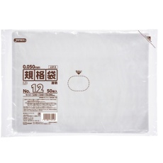 【L512】ジャパックス LD規格袋 No.12 50枚 透明 厚み0.05mm
