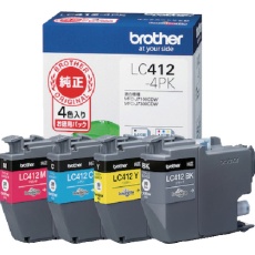 【LC412-4PK】brother LC412-4PK インクカートリッジ 4色パック