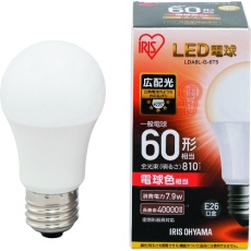 【LDA8L-G-6T5】IRIS 567948 LED電球 E26広配光タイプ 60形相当 電球色 810lm