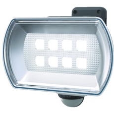【LED-150】musashi 4.5Wワイド フリーアーム式LED乾電池センサーライト