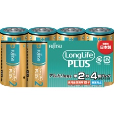 【LR14LP(4S)】FDK アルカリ乾電池単2 Long Life Plus 4個パック