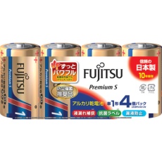 【LR20PS(4S)】FDK アルカリ乾電池単1 PremiumS (4本入)