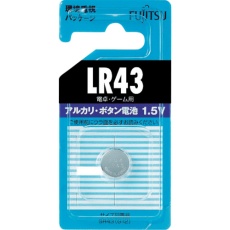 【LR43C(B)N】FDK アルカリボタン電池 LR43 (1個=1PK)