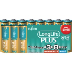 【LR6LP(8S)】FDK アルカリ乾電池単3 Long Life Plus 8個パック