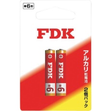 【LR8D425F(2B)】FDK アルカリ乾電池 単6形2本(ブリスターパック)