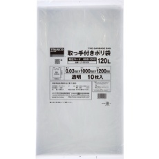【LT-30120】TRUSCO 業務用ポリ袋 1200x1000x厚み0.03(120L 取手付・マチなし)