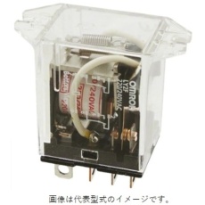 【LY2F-AC100/110】バイパワーリレー LY DPDT AC100/110V フランジ取り付け