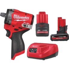 【M12-FIW2F12-5252X-JP】milwaukee M12 FUEL 1/2インチ542Nmインパクトレンチ 5.0AH & 2.5AH キット