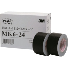 【MK6-24】3M 事務用テープ 目かくし用テープ 24mm×10m (6巻入)