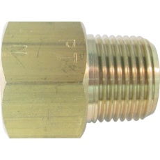 【NF-3022R】ASOH 黄銅製 変換内外ソケット 外PT1/4×内NPT1/4