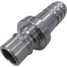 【NL-44PH-S】NKCカップリング NL型カップリングプラグ(SUS304) 1/2ホースニップル