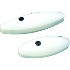 【NR3030-001】フロンケミカル フッ素樹脂(PTFE)強力撹拌子オーバル型 6パイ×15mm