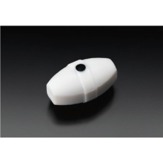 【NR3035-004】フロンケミカル フッ素樹脂(PTFE)強力撹拌子楕円型 24パイ×50mm