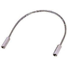 【NW-3030】水本 カットワイヤ ステンレス ワイヤーナット(ミリネジ) 捻子径M-6 ロープ径3mm